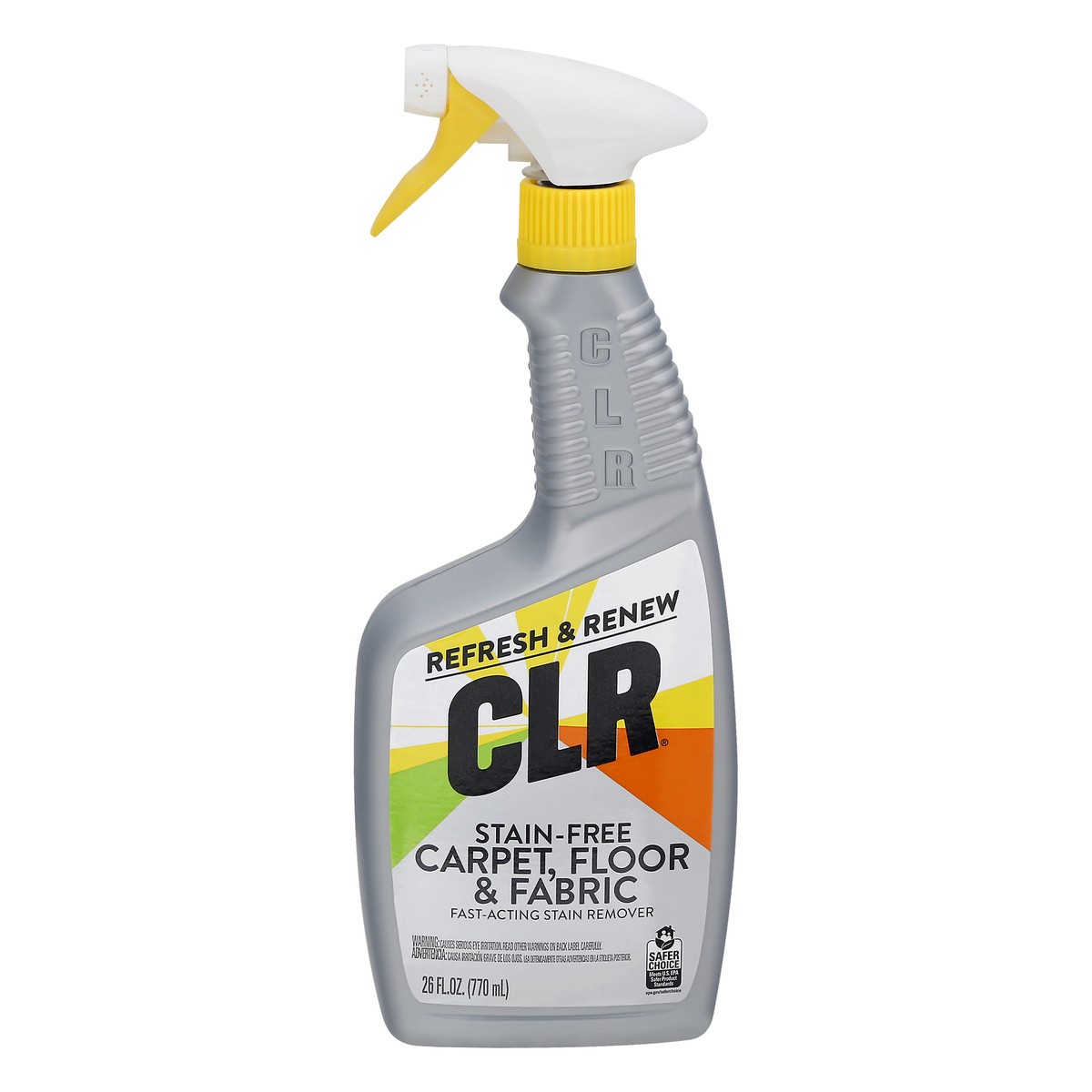 slide 1 of 9, CLR Stain Remover, Carpet, Floor & Fabric, Stain-Free, 26 oz