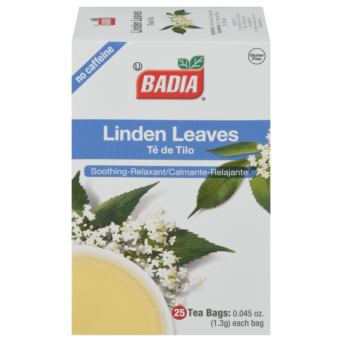 slide 1 of 1, Badia Te De Tilo (Linden Leaves Tea Bags), 0.045 oz