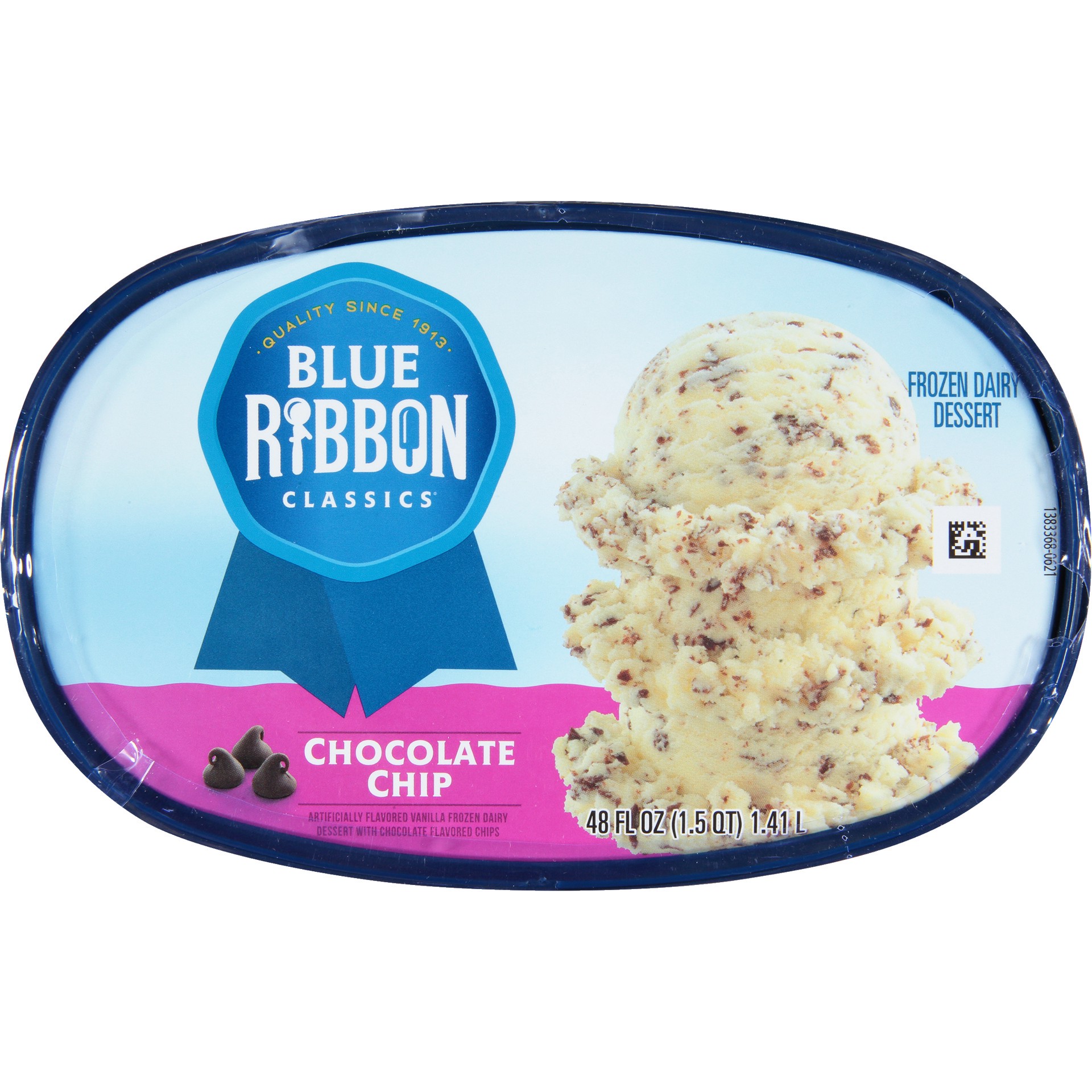 slide 6 of 7, Blue Ribbon Classics Chocolate Chip Frozen Dessert, 48 fl oz, 48 fl oz