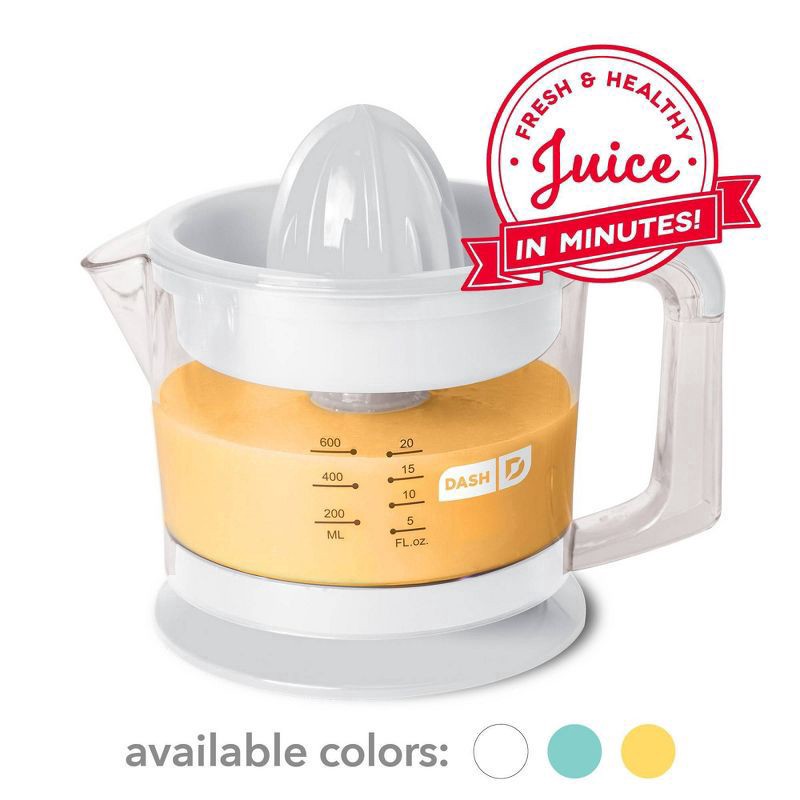 slide 5 of 14, Dash Dual Citrus Juicer, White, 1 ct