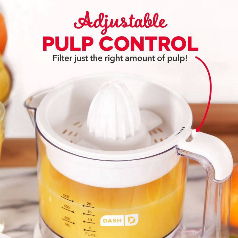 slide 2 of 14, Dash Dual Citrus Juicer, White, 1 ct