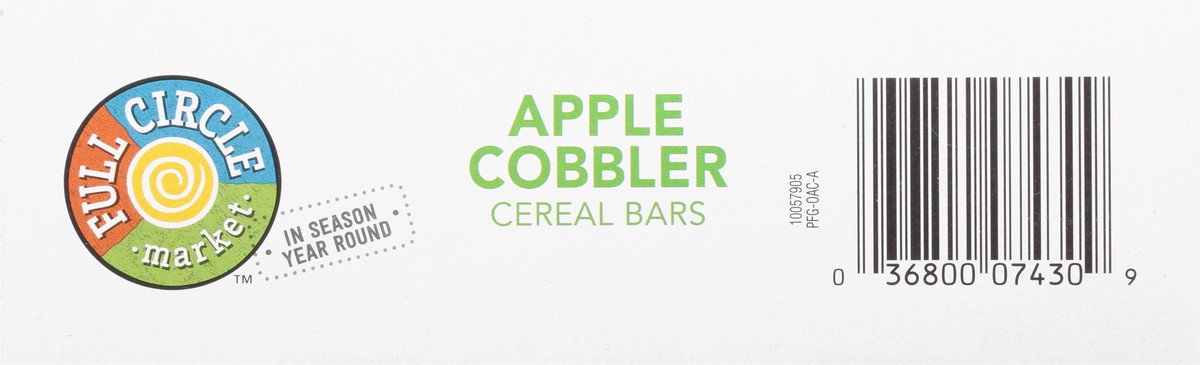 slide 2 of 9, Full Circle Market Apple Cobbler Cereal Bars 6 ea, 6 ct