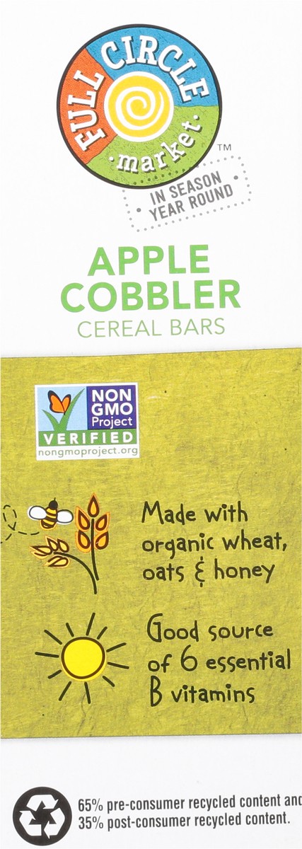 slide 7 of 9, Full Circle Market Apple Cobbler Cereal Bars 6 ea, 6 ct