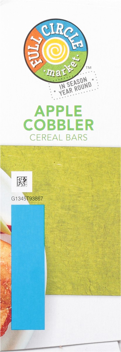 slide 5 of 9, Full Circle Market Apple Cobbler Cereal Bars 6 ea, 6 ct