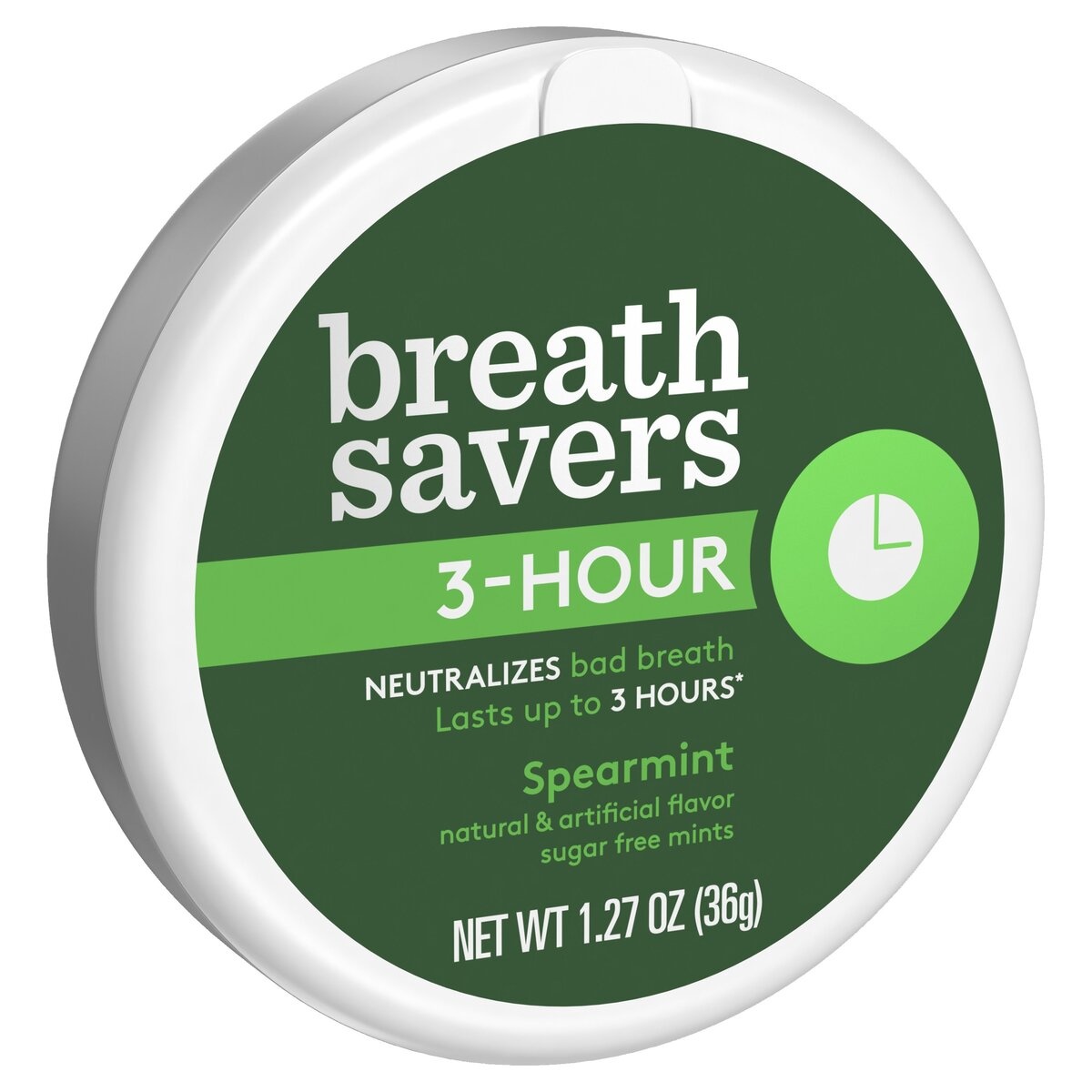 slide 7 of 7, breath savors Spearmint 3 Hour Mint, 1.27 oz