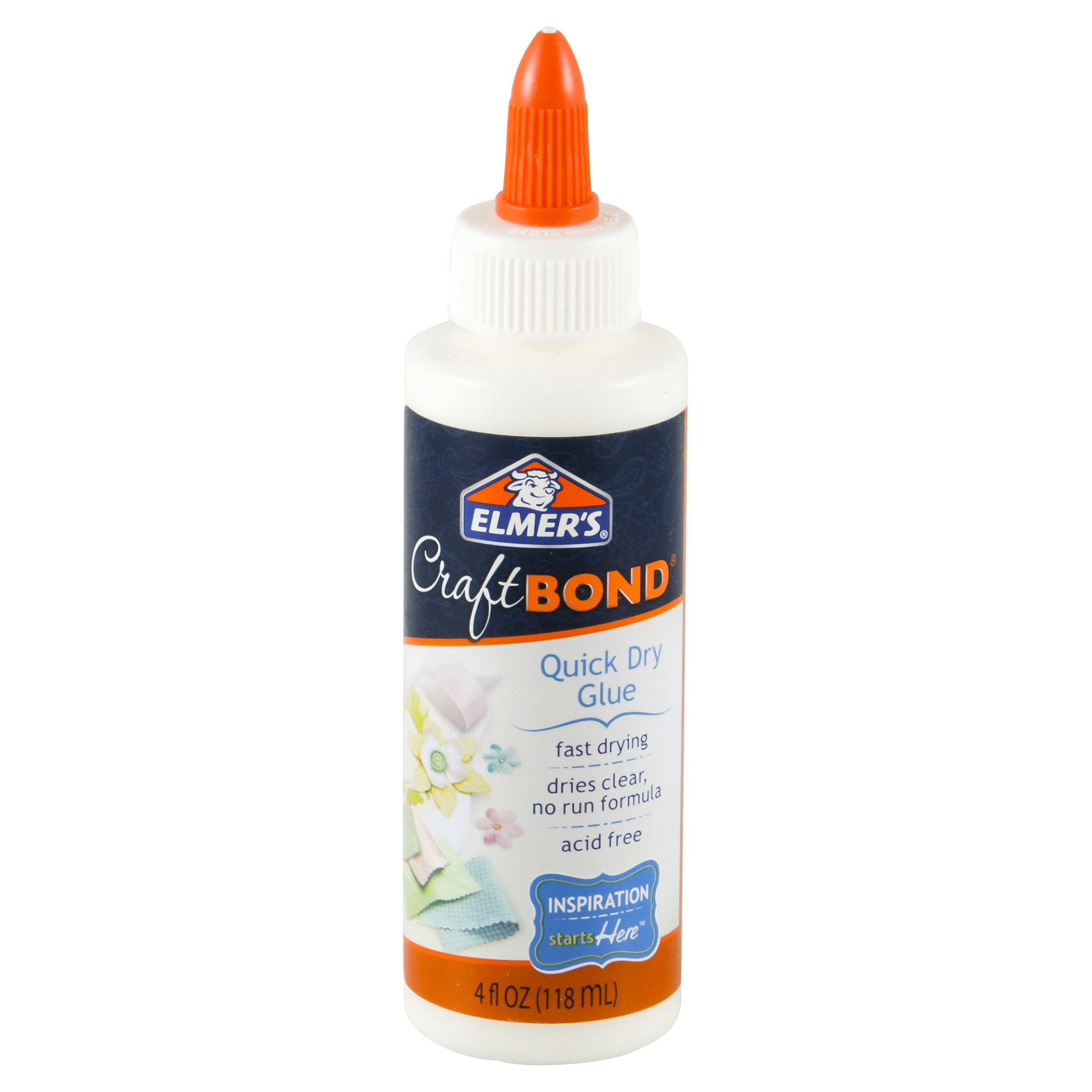 slide 1 of 1, Elmer's Craftbond Quick Dry Glue, 4 oz