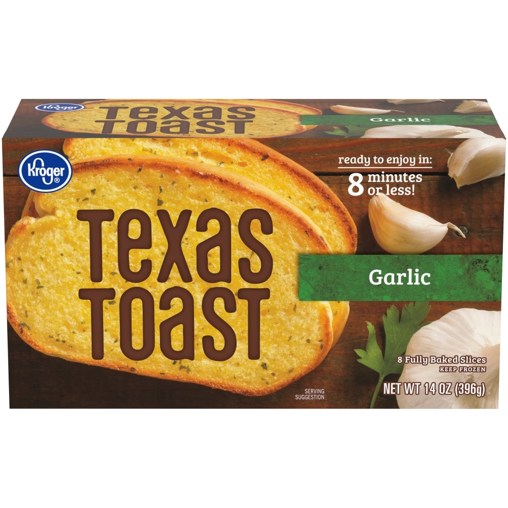 slide 1 of 1, Kroger Garlic Texas Toast, 14 oz