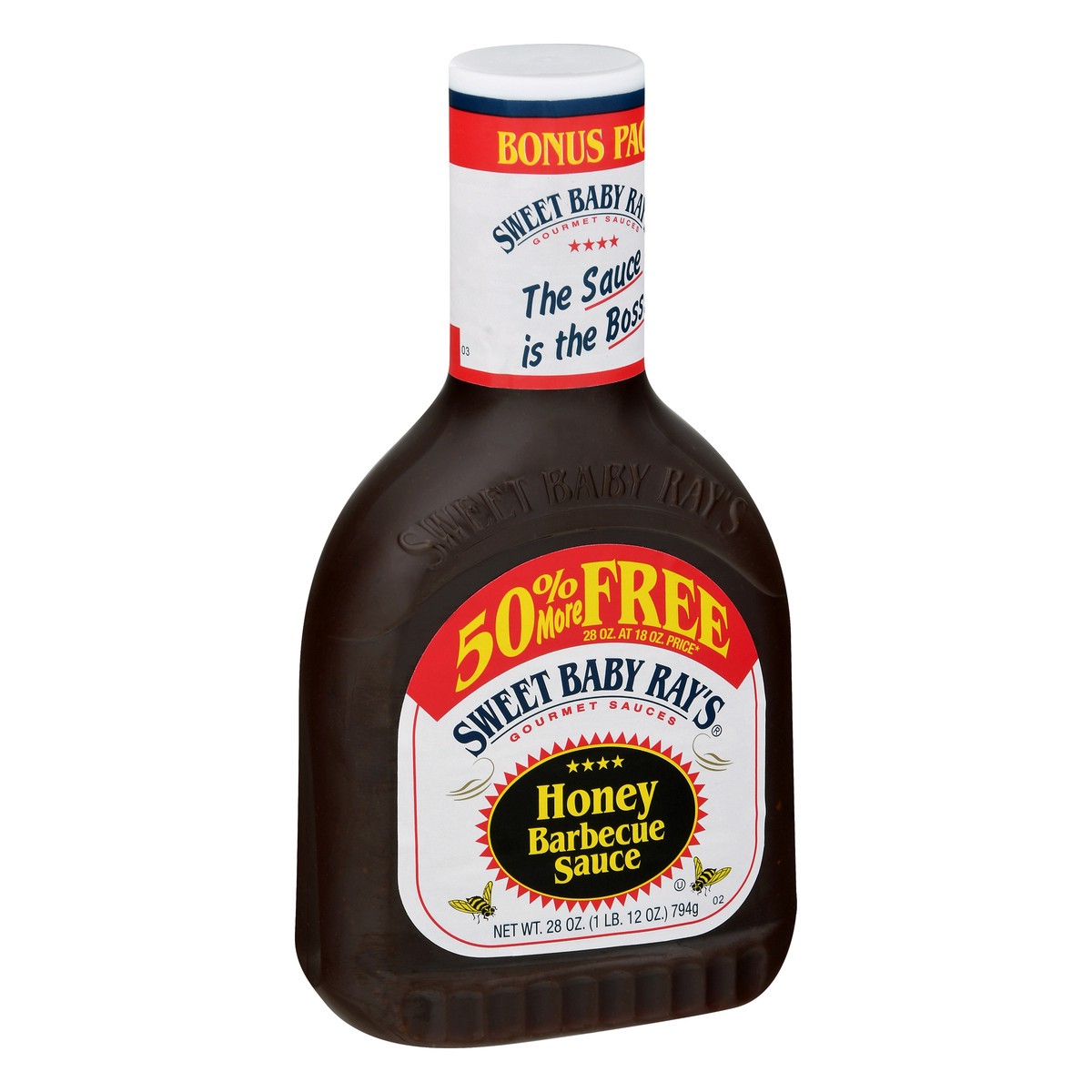 slide 7 of 9, Sweet Baby Ray's Bonus Pack Honey Barbecue Sauce 28 oz, 28 fl oz