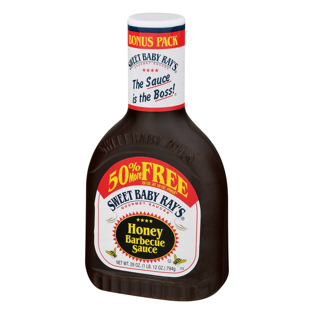 slide 9 of 9, Sweet Baby Ray's Bonus Pack Honey Barbecue Sauce 28 oz, 28 fl oz