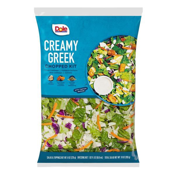 slide 1 of 1, Dole Creamy Greek Chopped Kit 10 oz, 1 ct
