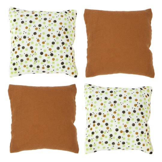 slide 1 of 2, Mini Brown Pillows, 4ct. By Make Market, 4 ct