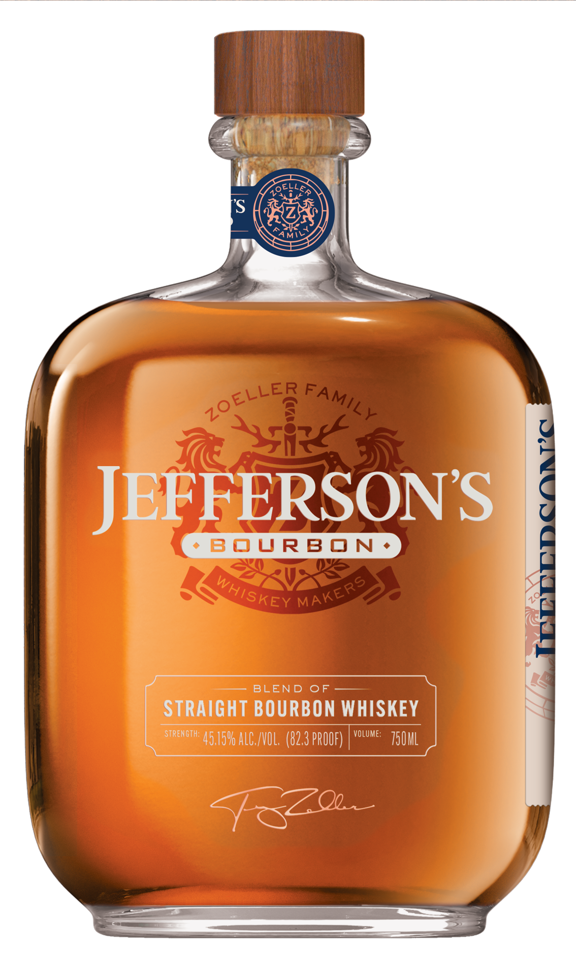 slide 1 of 7, Jeffersons Core Jefferson's Bourbon Whiskey, 750 mL Bottle, 41.15% ABV, 750 ml