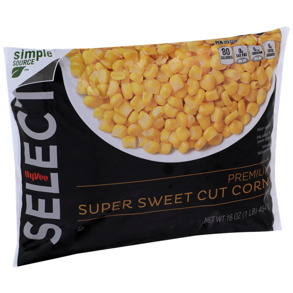 slide 1 of 1, Hy-vee Select Premium Super Sweet Cut Corn, 16 oz