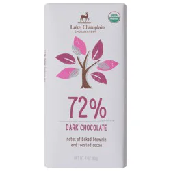 Lake Champlain Chocolates Chocolates 72% Dark Chocolate 3 oz