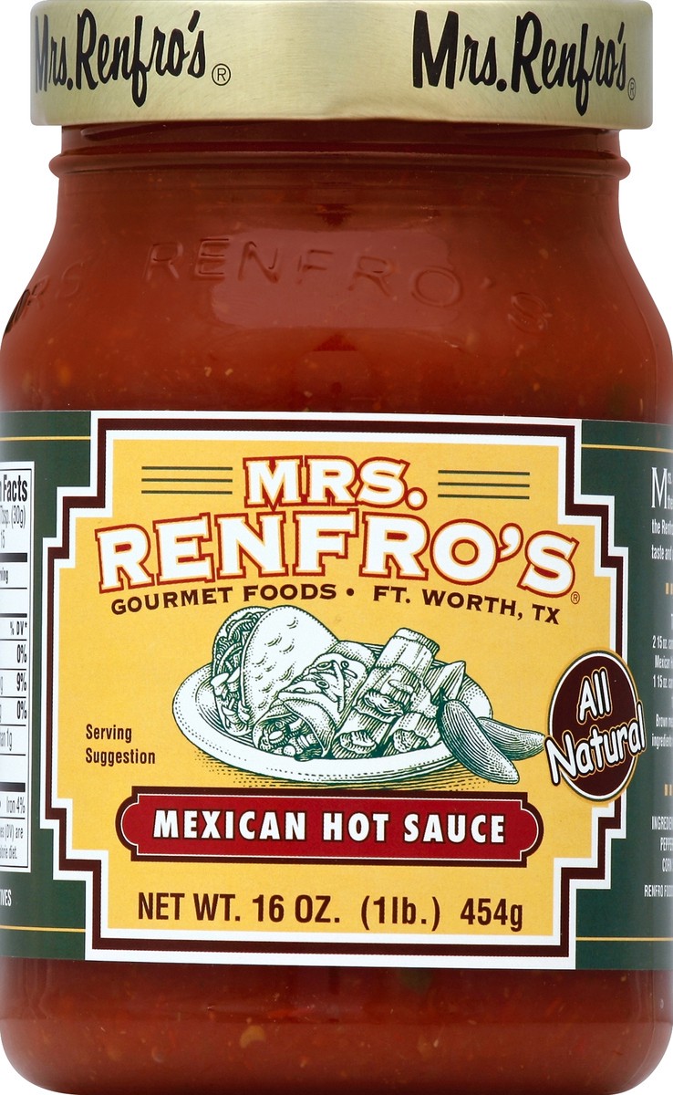 slide 2 of 2, Mrs. Renfro's Hot Sauce 16 oz, 16 oz