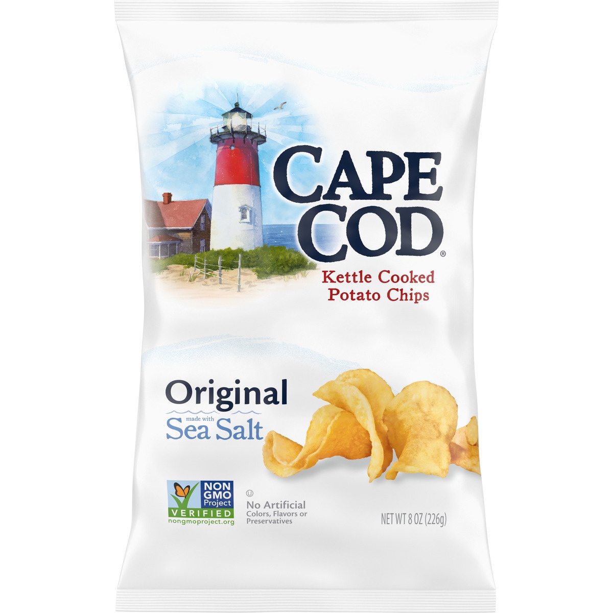 slide 1 of 8, Cape Cod Original Kettle Cooked Potato Chips, 8 oz