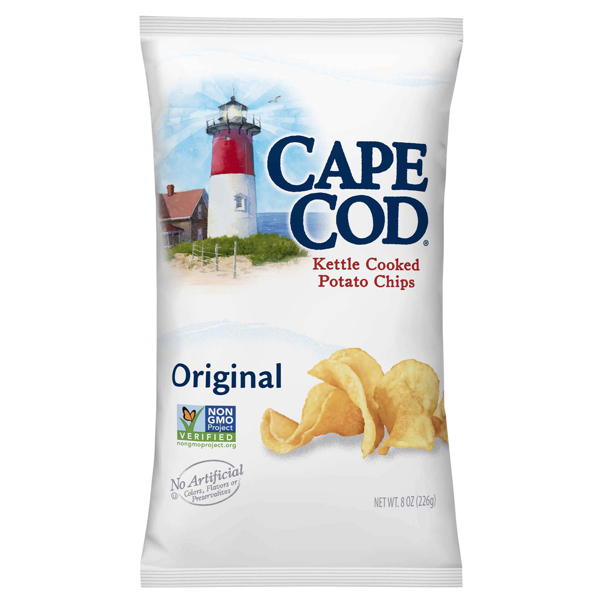 slide 1 of 7, Cape Cod Original Kettle Cooked Potato Chips, 8 oz
