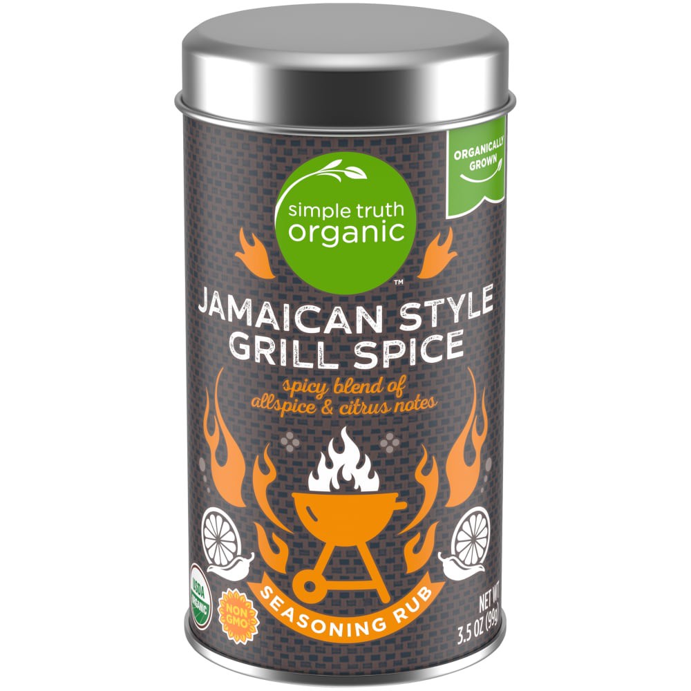 slide 1 of 5, Simple Truth Organic Jamaican Style Grill Spice Seasoning Rub, 3.5 oz