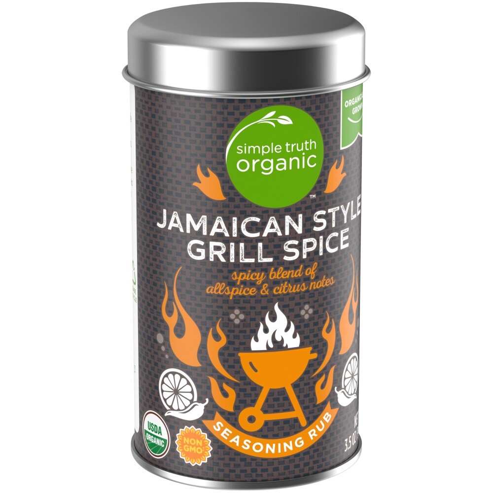 slide 4 of 5, Simple Truth Organic Jamaican Style Grill Spice Seasoning Rub, 3.5 oz