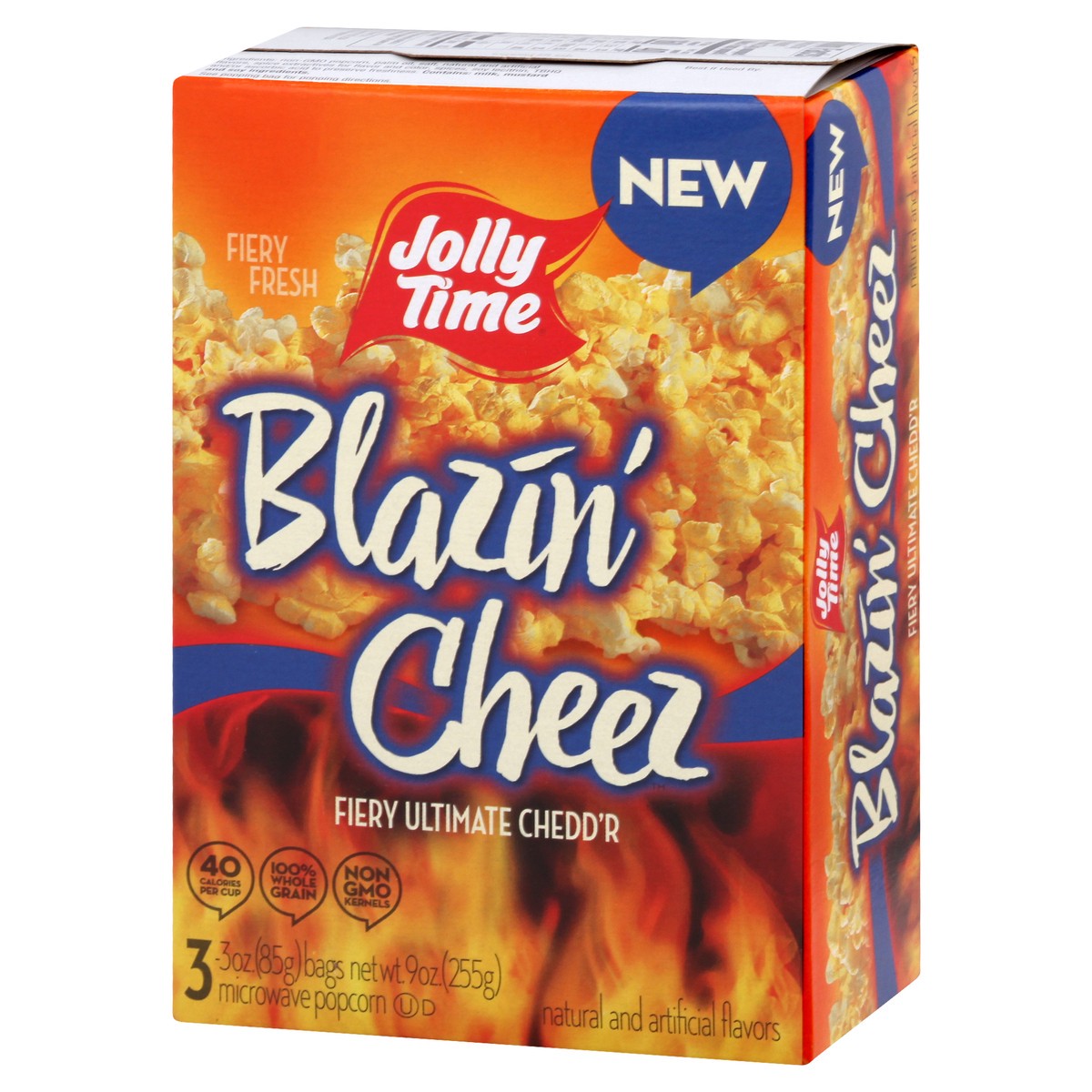 slide 13 of 13, Jolly Time Popcorn Blazin Cheez 3Pk, 9 oz