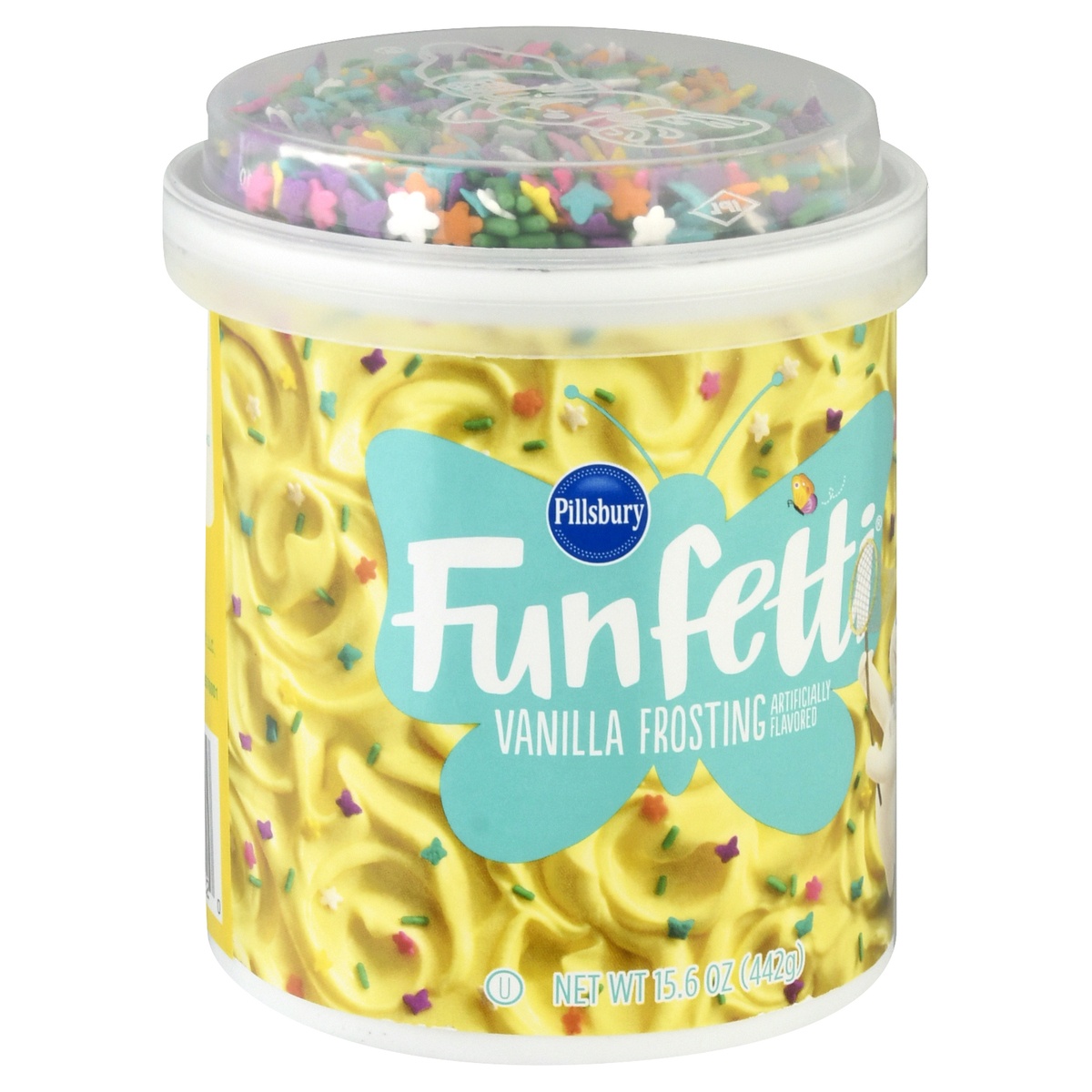 Pillsbury Funfetti Spring Vanilla Frosting 15.6 oz Shipt