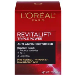 L'Oréal Paris Revitalift Triple Power Anti-Aging Face Moisturizer Cream