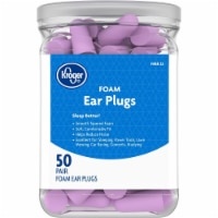slide 1 of 1, Kroger Foam Ear Plugs, 50 ct