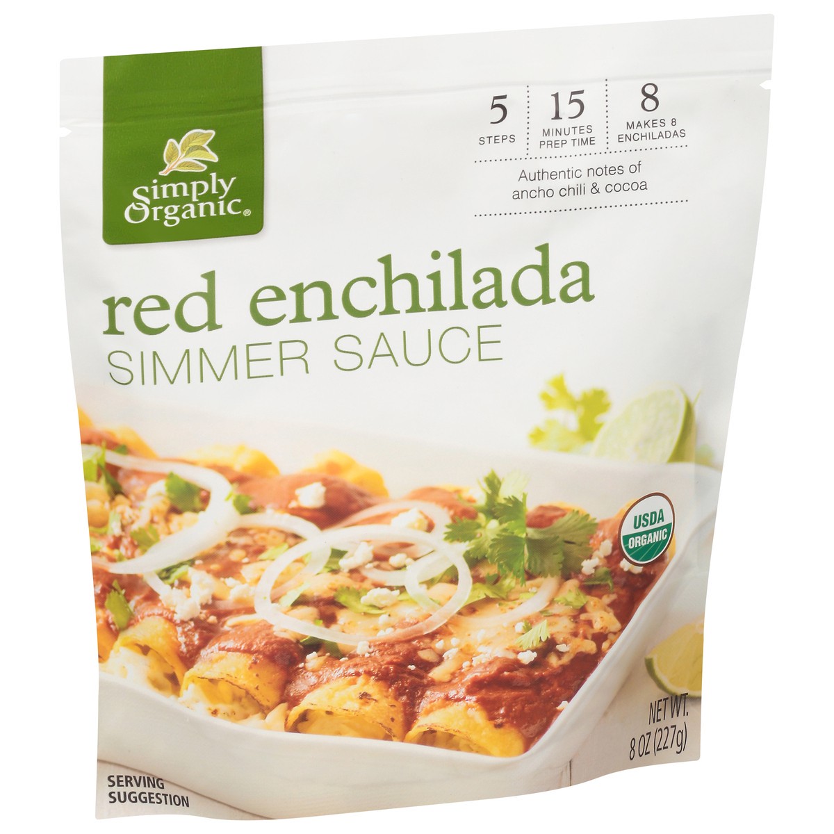 slide 2 of 9, Simply Organic Red Enchilada Simmer Sauce 8 oz, 8 oz