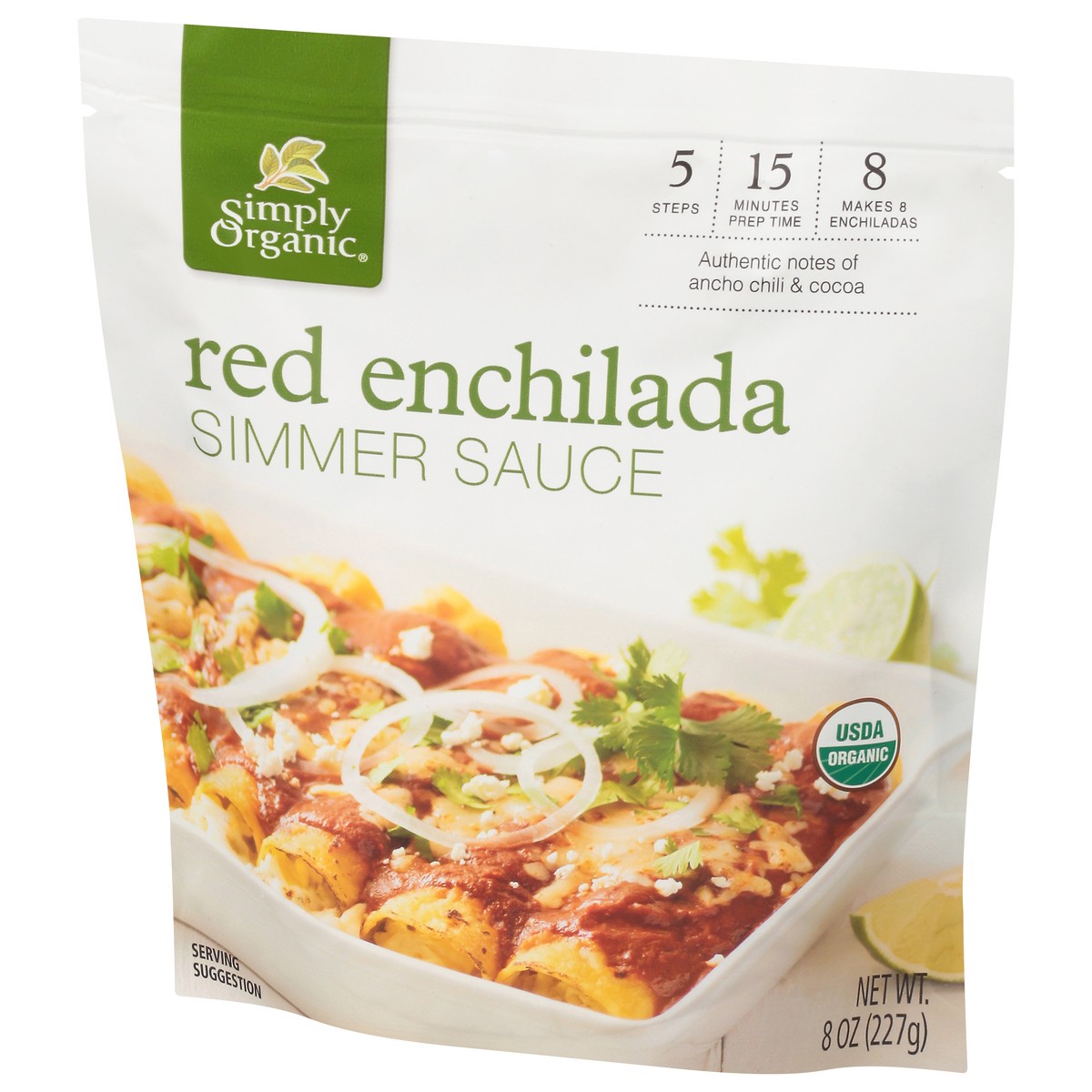 slide 3 of 9, Simply Organic Red Enchilada Simmer Sauce 8 oz, 8 oz