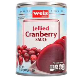 Weis Quality Jellied Cranberry Sauce - 14 oz