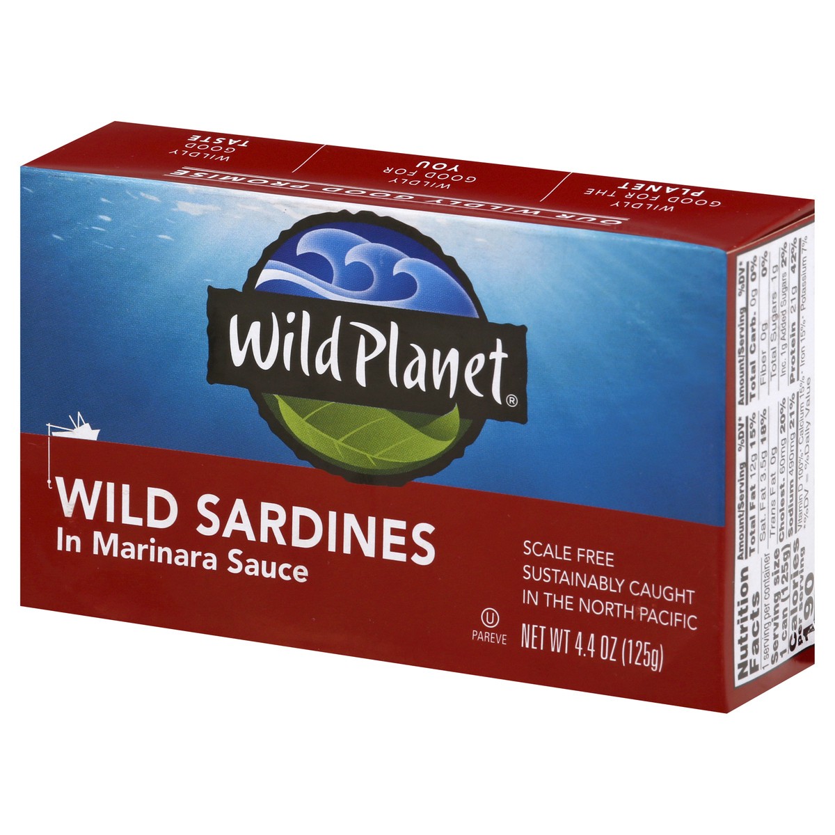 slide 10 of 10, Wild Planet Wild Sardines 4.4 oz, 4.4 oz