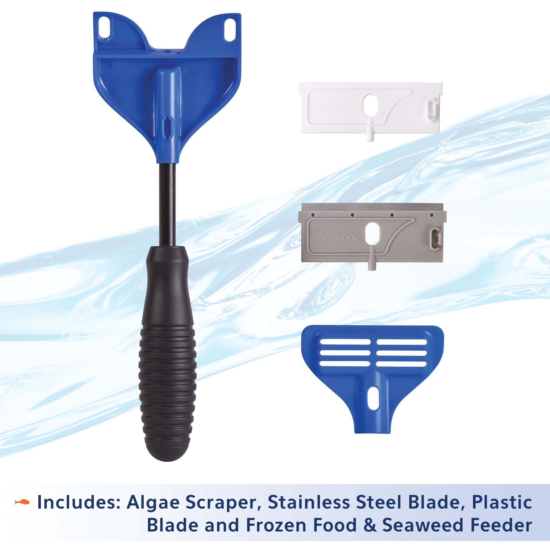 slide 3 of 10, Aqueon Proscraper 3.0 Short Algae Scraper, 1 ct