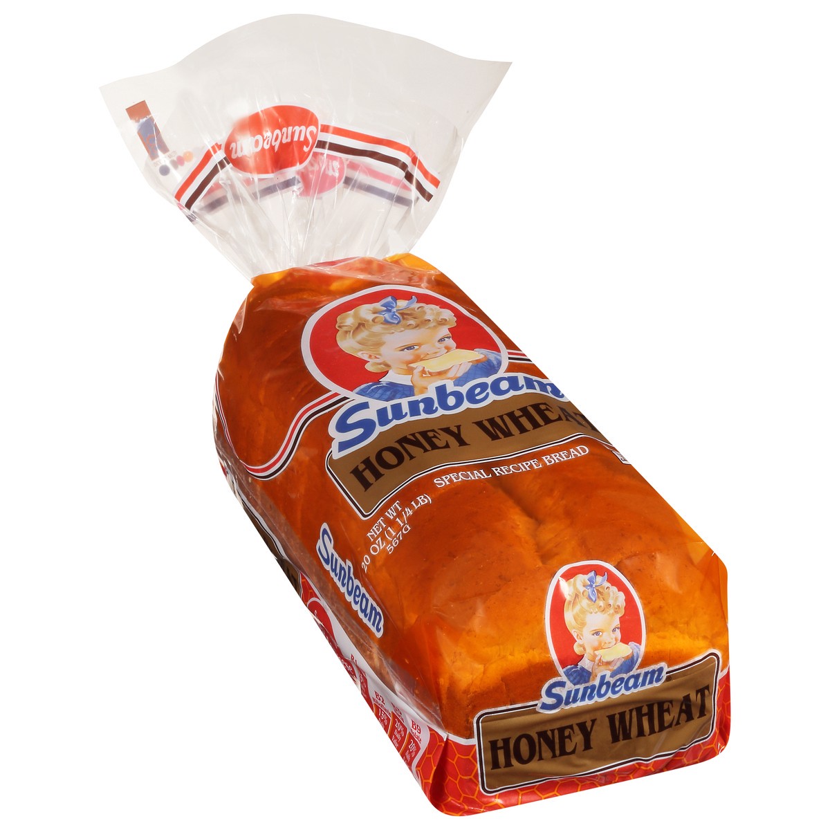 slide 6 of 9, Sunbeam Honey Wheat Bread 20 oz, 20 oz