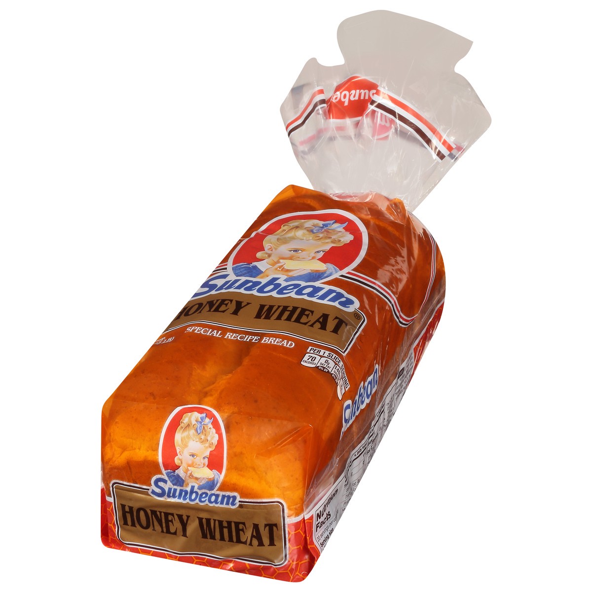 slide 4 of 9, Sunbeam Honey Wheat Bread 20 oz, 20 oz