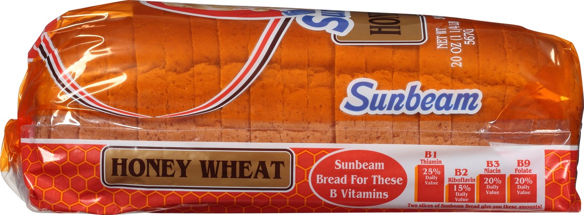 slide 9 of 9, Sunbeam Honey Wheat Bread 20 oz, 20 oz