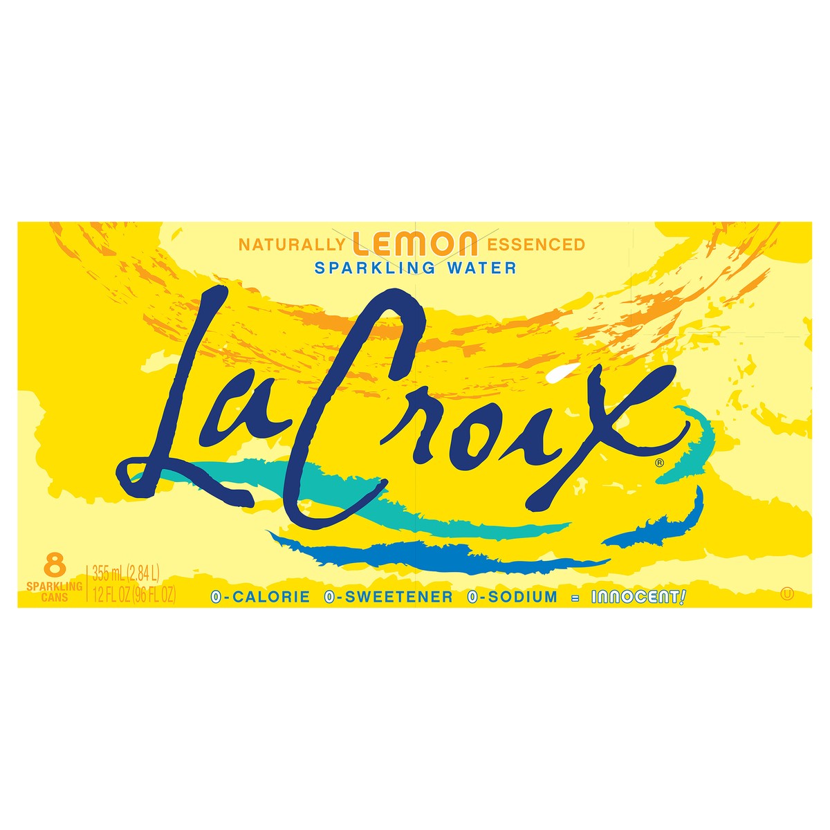 slide 1 of 9, La Croix LaCroix Lemon Sparkling Water - 8-12 Oz, 96 oz