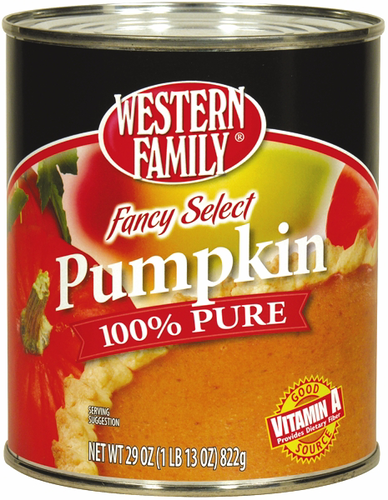 slide 1 of 1, Western Family Pumpkin, 29 oz