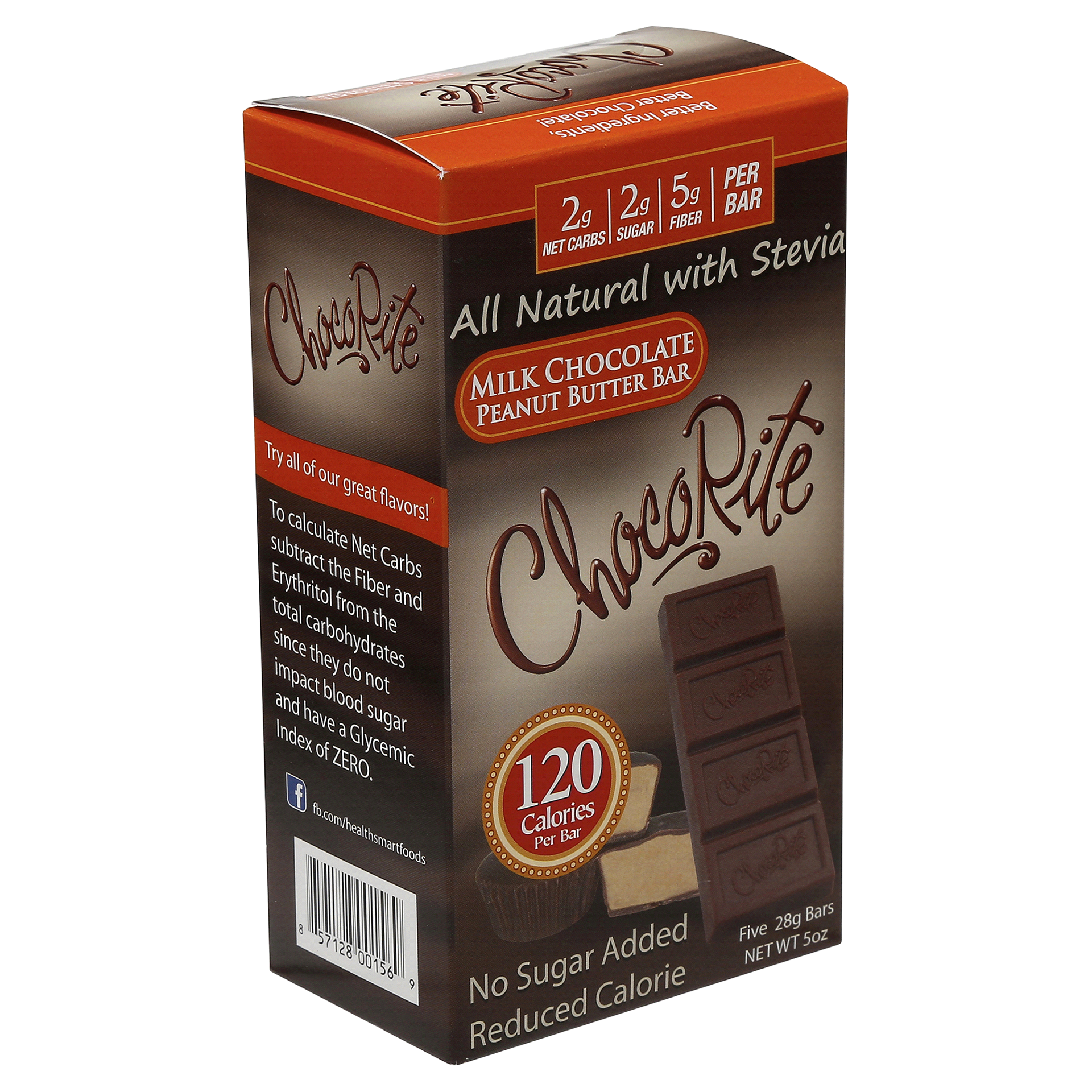 slide 5 of 25, ChocoRite ChocoRote Milk Chocolate Peanut Butter Bar, 5 ct