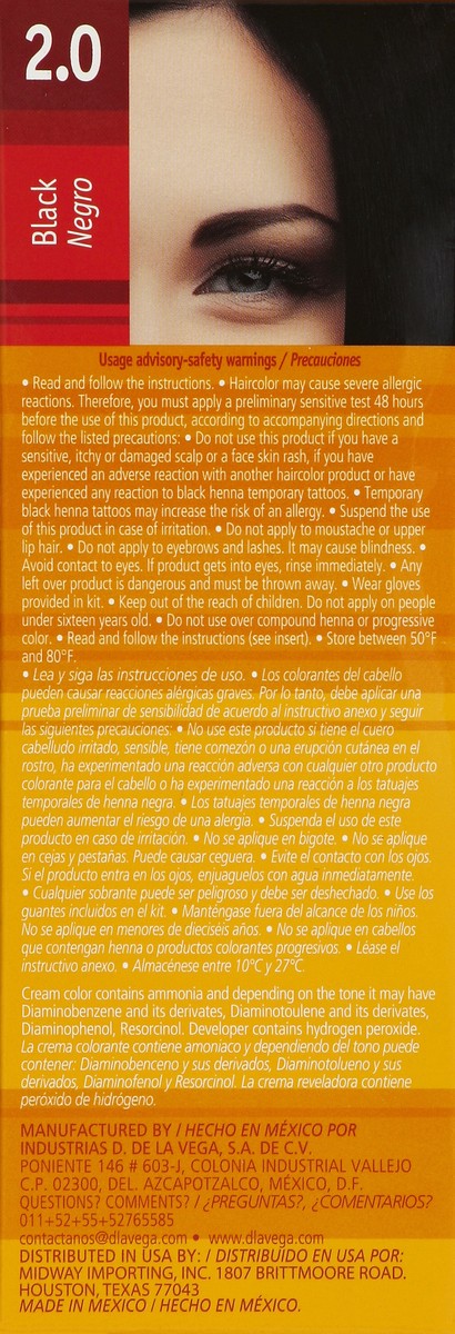 slide 3 of 4, D de la Vega Hair Dye Kit 1 ea, 1 ct