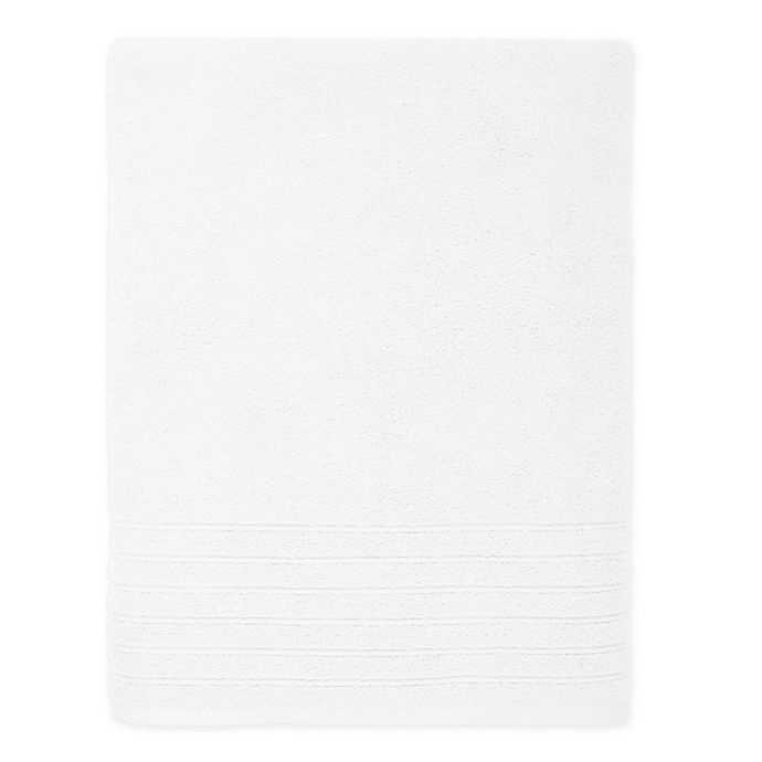 slide 1 of 1, Brookstone SuperStretch Bath Sheet - White, 1 ct