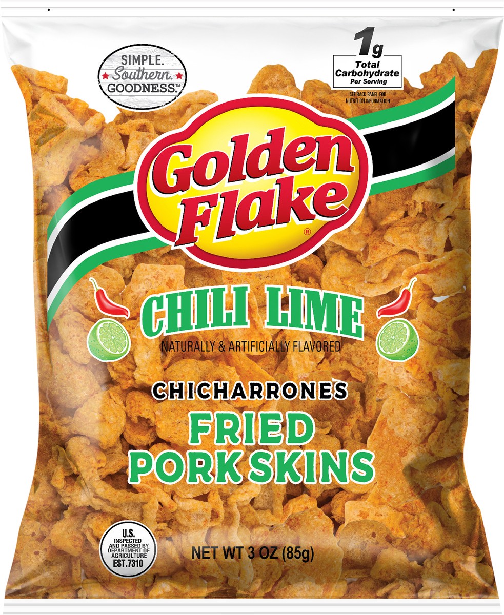 slide 3 of 7, Golden Flake Gflake Chili Lime Chic, 3 oz