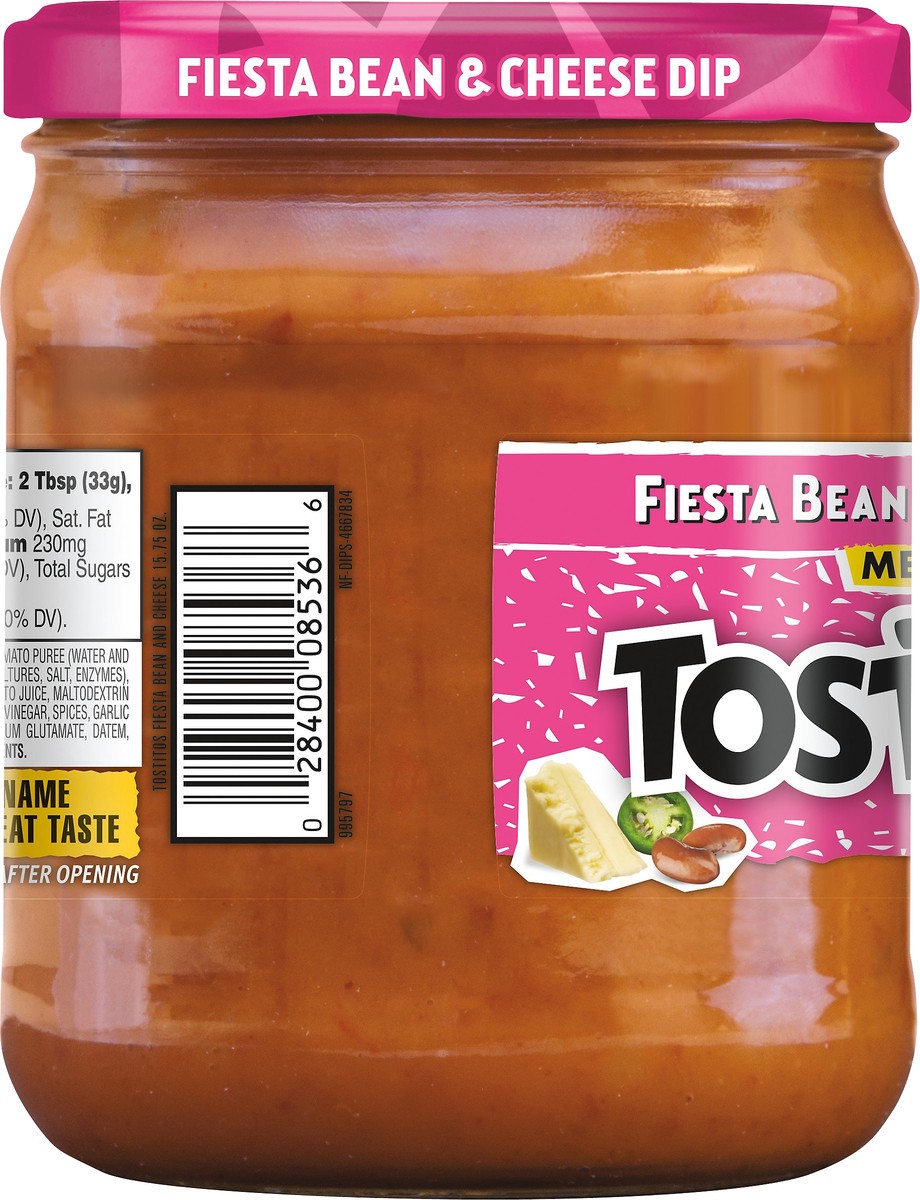 slide 3 of 4, Tostitos Medium Fiesta Bean & Cheese Dip 15.75 oz, 15.75 oz