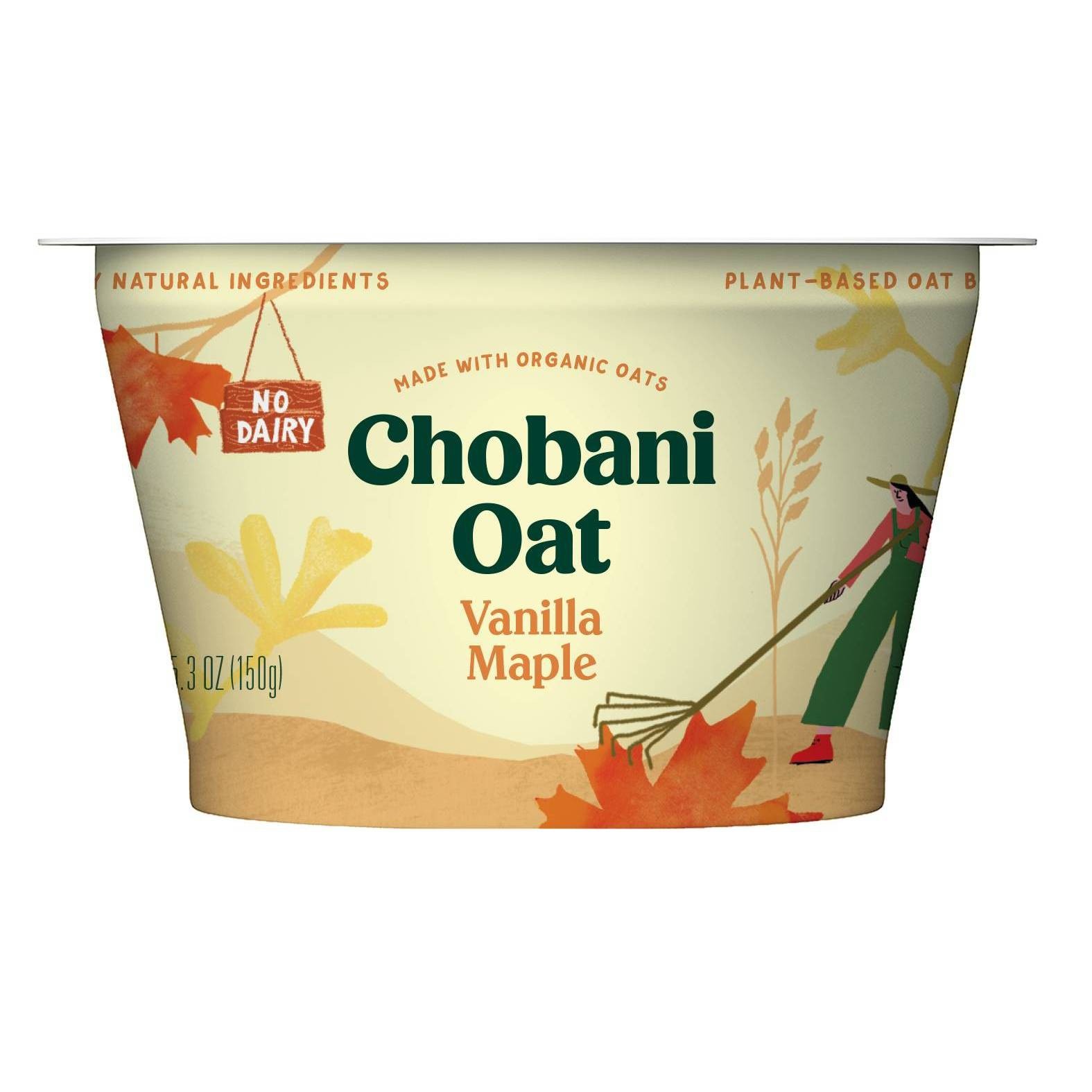 slide 1 of 8, Chobani Vanilla Oat Blend Yogurt, 5.3 oz