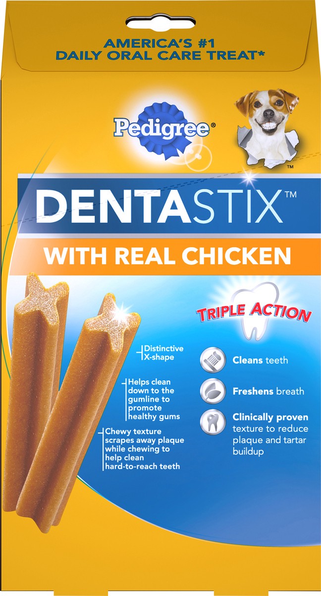 slide 9 of 10, PEDIGREE DENTASTIX Small/Medium Dog Dental Treats Original Flavor Dental Bones Pack (10 Treats, 5.57 oz