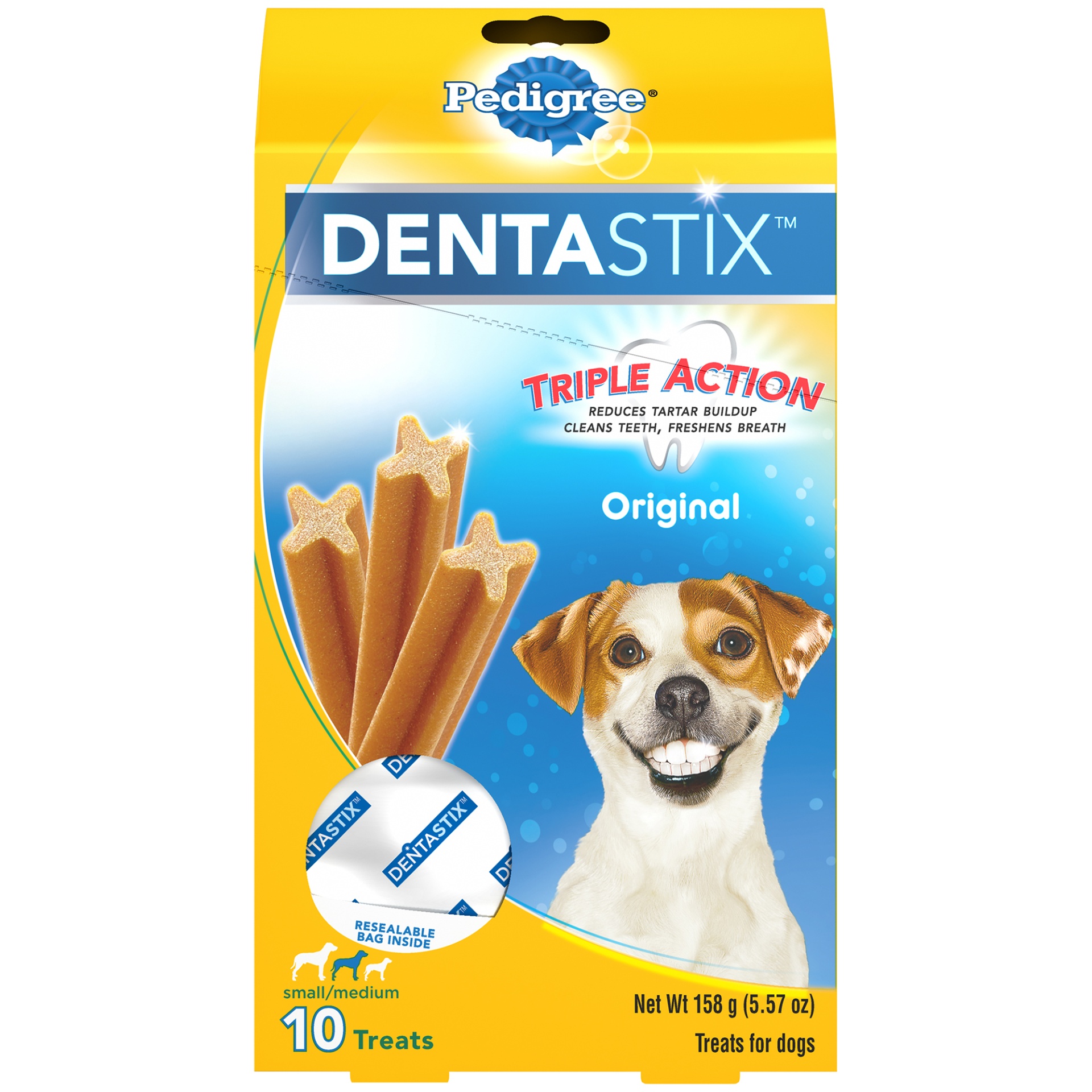 PEDIGREE DENTASTIX Small/Medium Dog Dental Treats Original Flavor