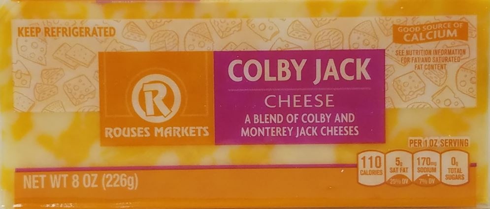 slide 1 of 1, Rouses Rous Colby Jack, 8 oz
