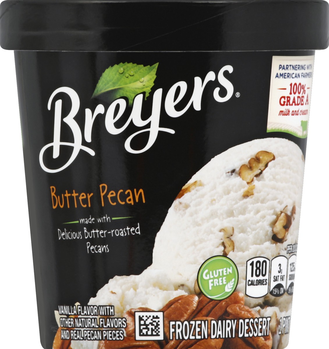 slide 3 of 7, Breyer's Breyers Frozen Dairy Dessert Butter Pecan, 16 oz, 16 oz