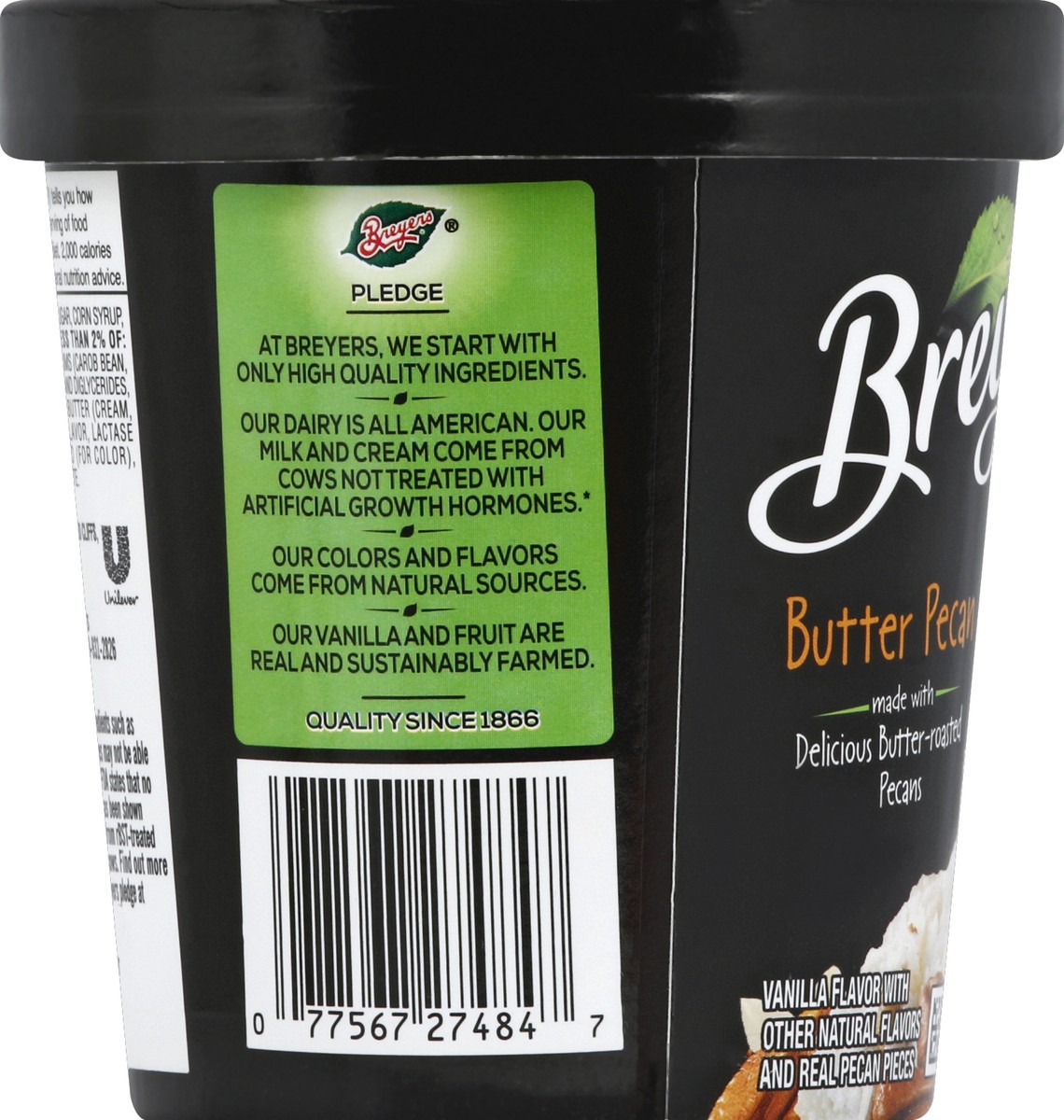 slide 6 of 7, Breyer's Breyers Frozen Dairy Dessert Butter Pecan, 16 oz, 16 oz