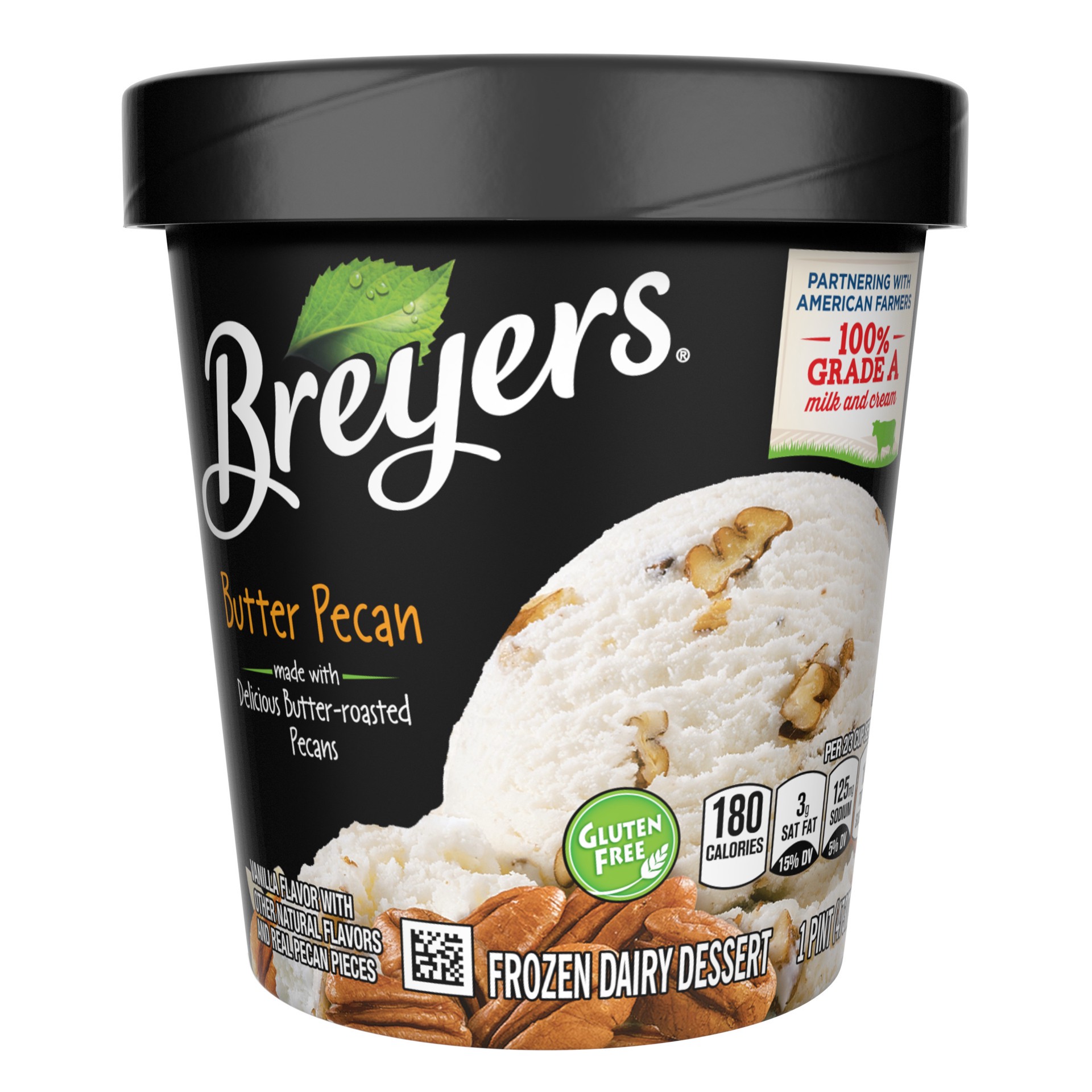 slide 1 of 7, Breyer's Breyers Frozen Dairy Dessert Butter Pecan, 16 oz, 16 oz