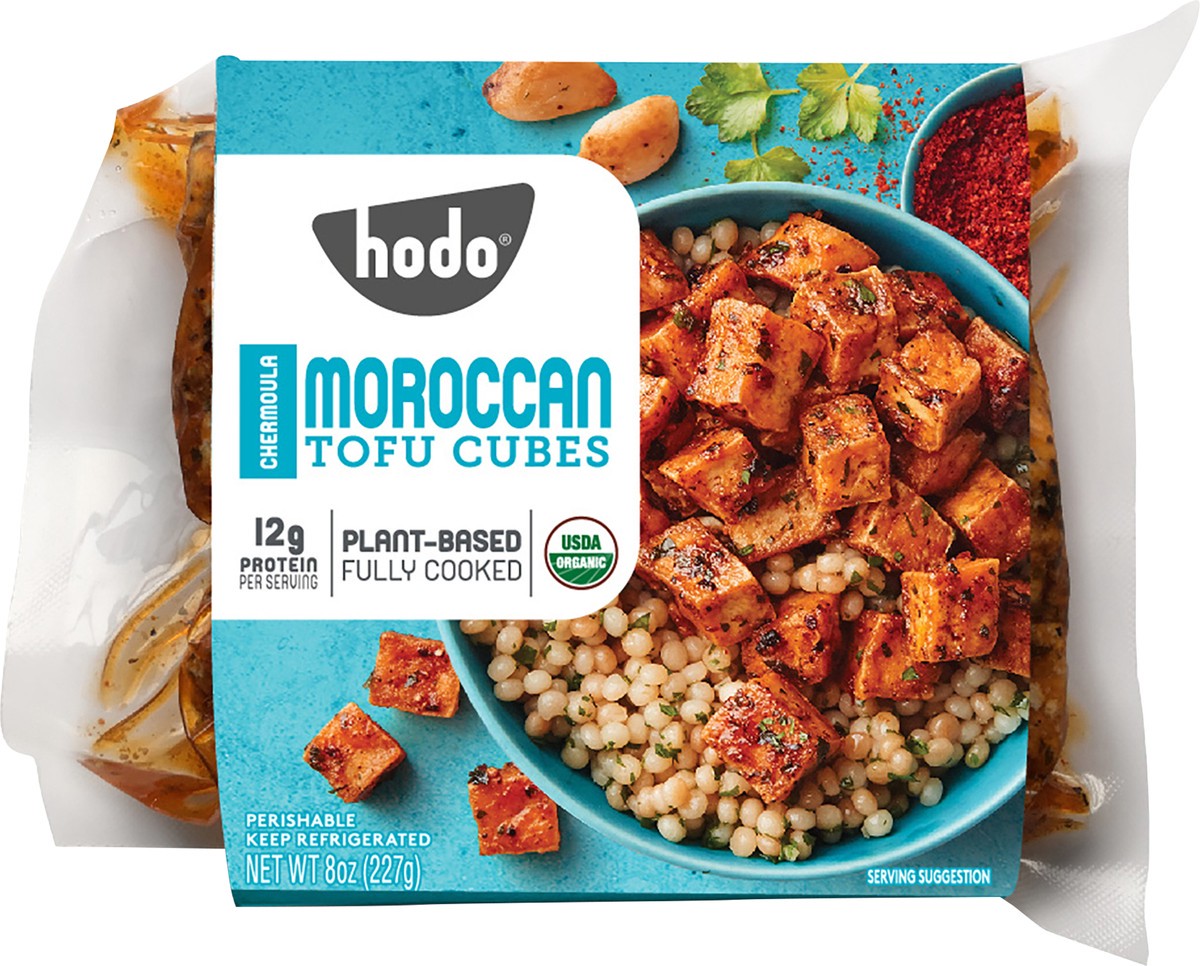 slide 4 of 6, Hodo Moroccan Chermoula Tofu Cubes 8 oz, 8 oz